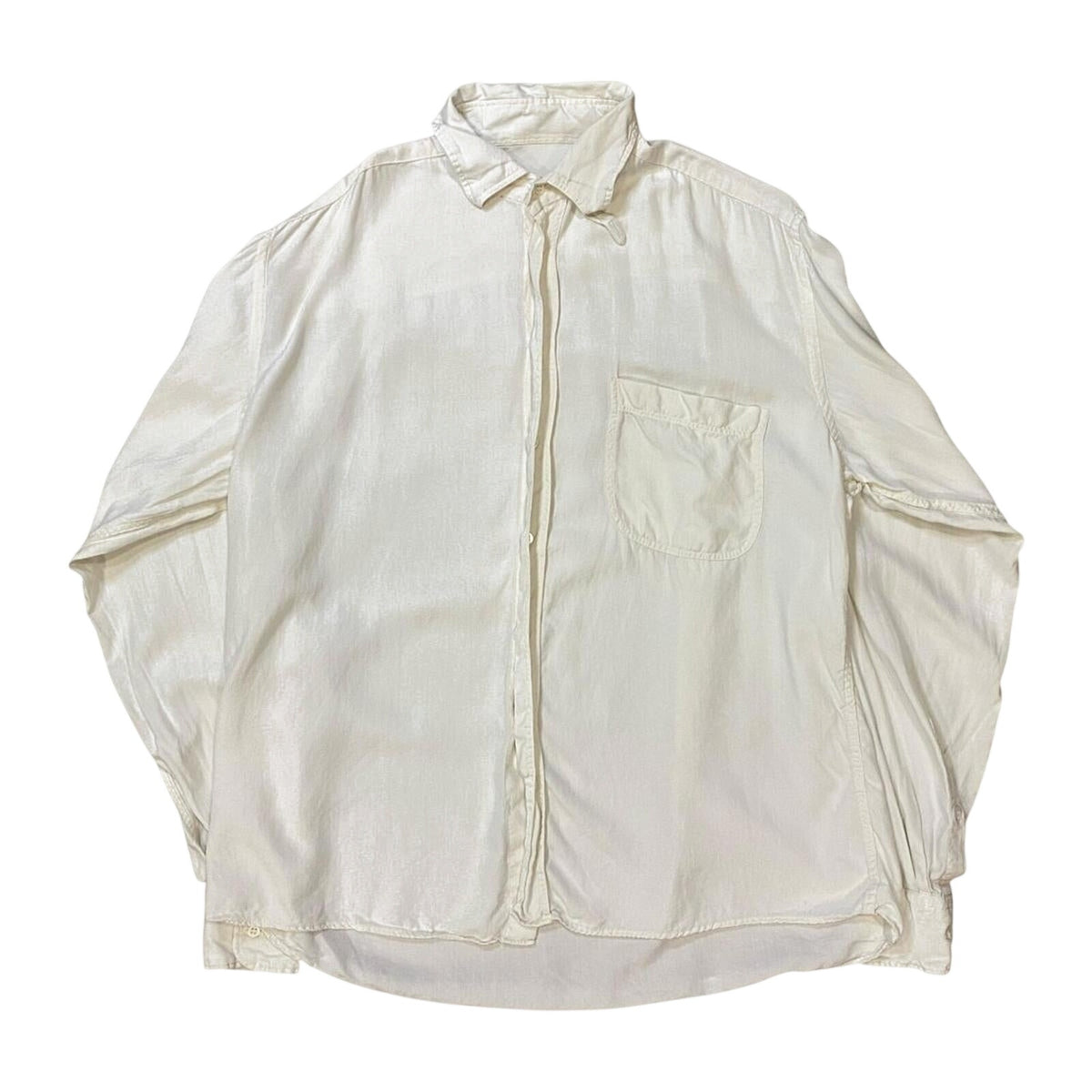 Bagutta Made in Italy Vintage Button Up Shirt Cream L