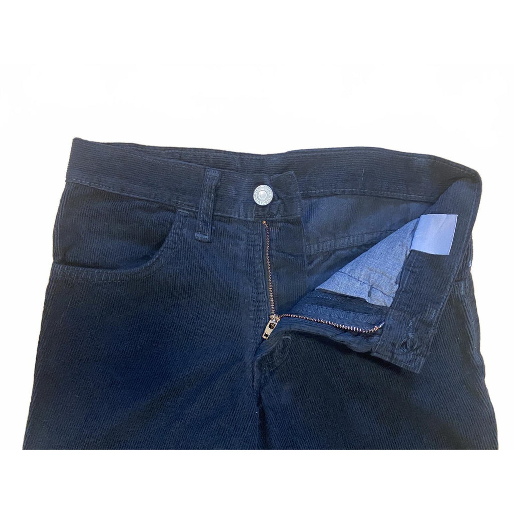 Soho Deadstock Women's Y2K Flared Corduroy Jean Black 16L
