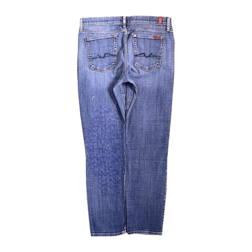 7 For All Mankind Y2K Women's Low Rise Straight Leg Denim Jean 6