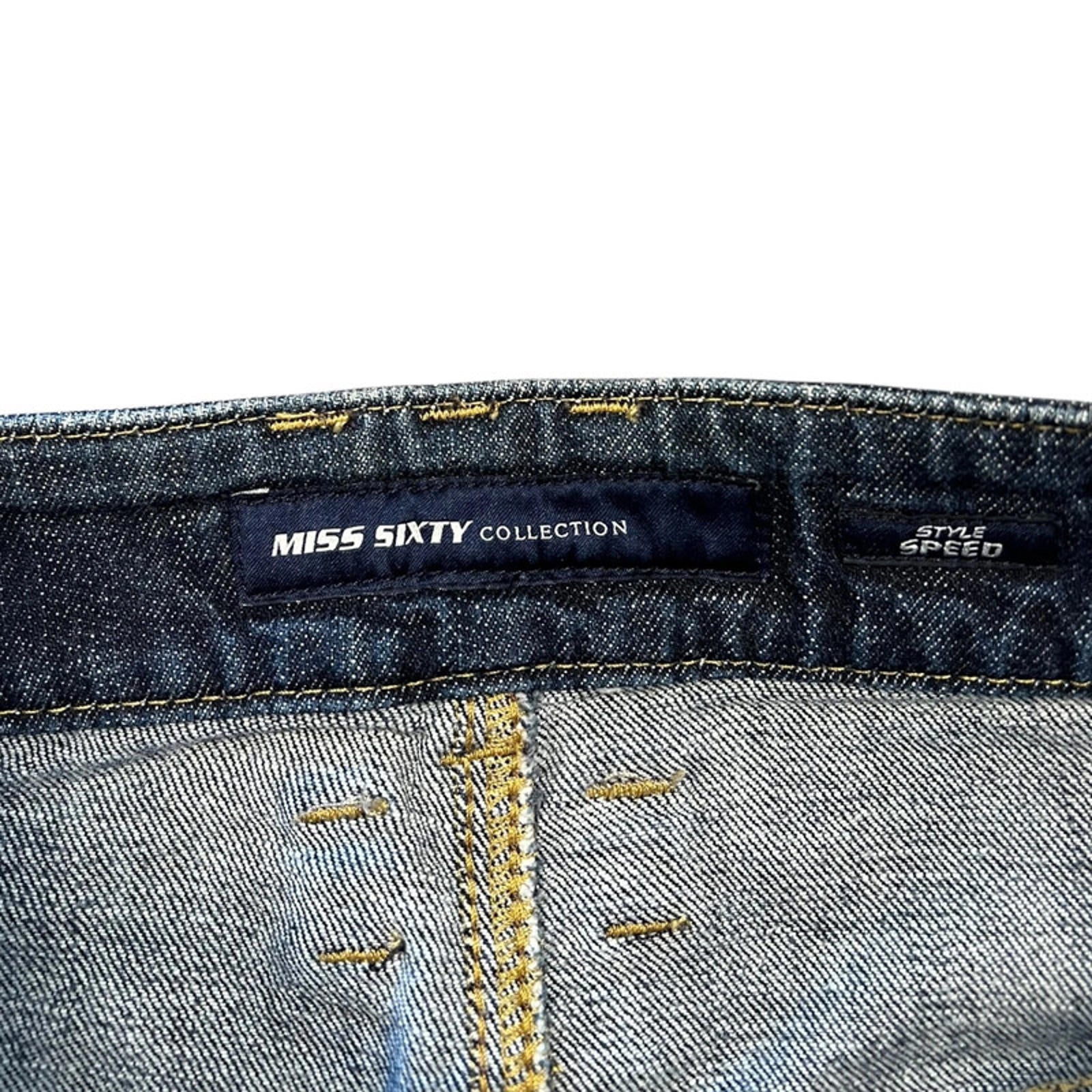Miss Sixty Speed Fit Low Rise Boyfriend Denim Jeans Y2K 2
