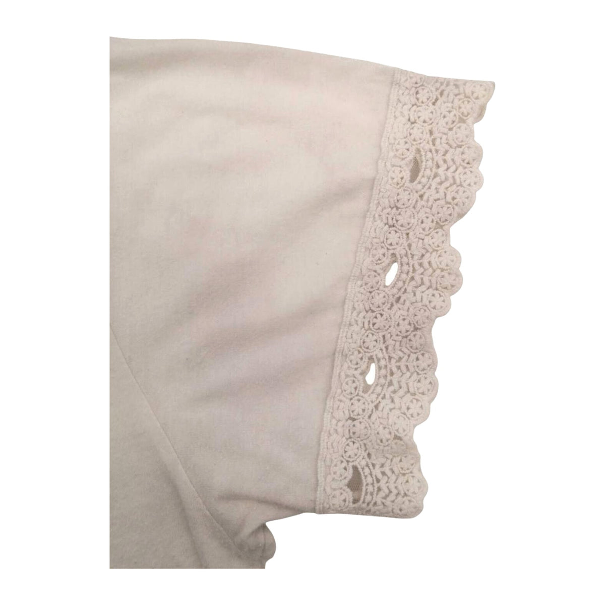 Vintage Harley Davidson Women's Vintage Logo Lace Trim Short Sleeve T Shirt White 2XL