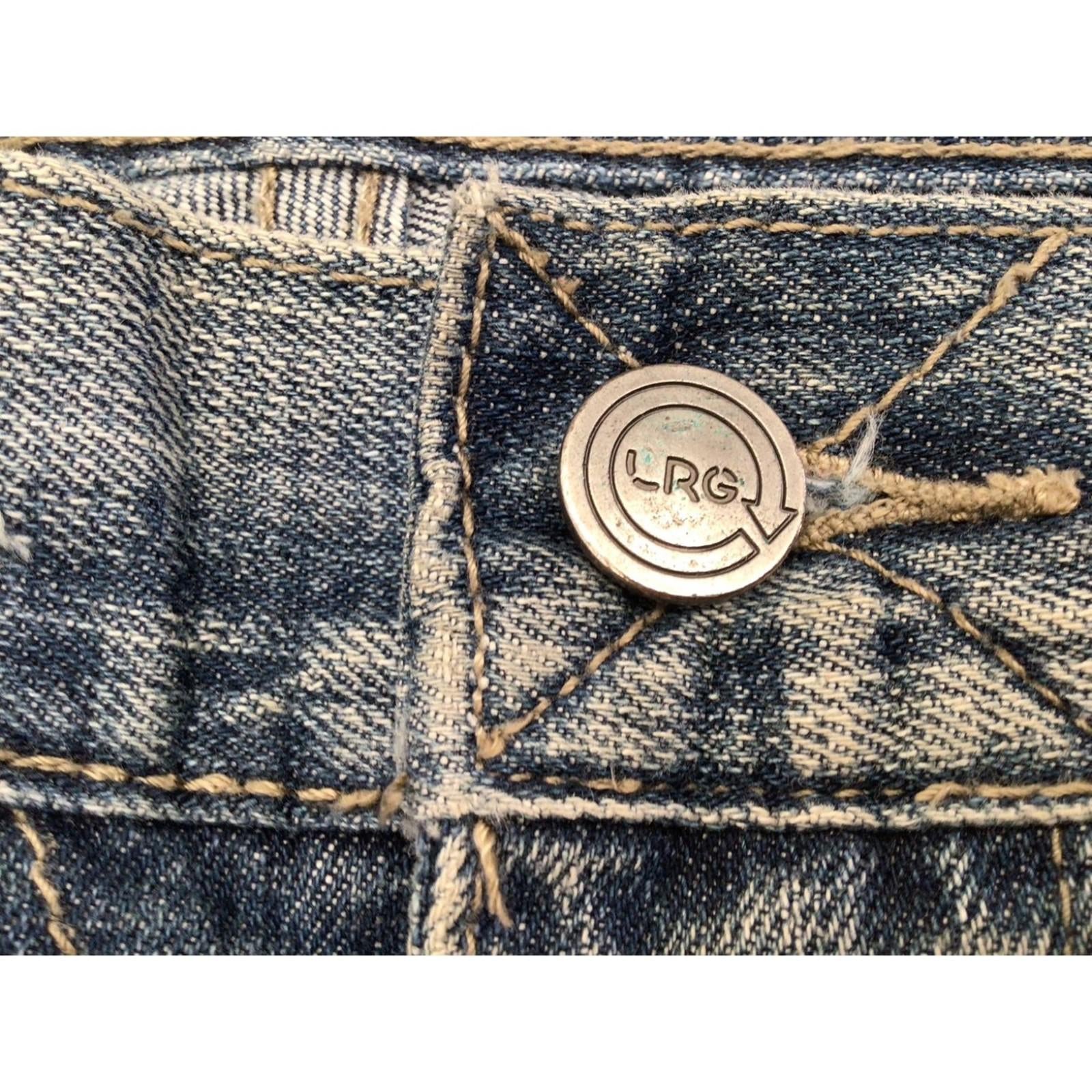 LRG Hip Hop Baggy Denim Jeans Y2K W34 L25