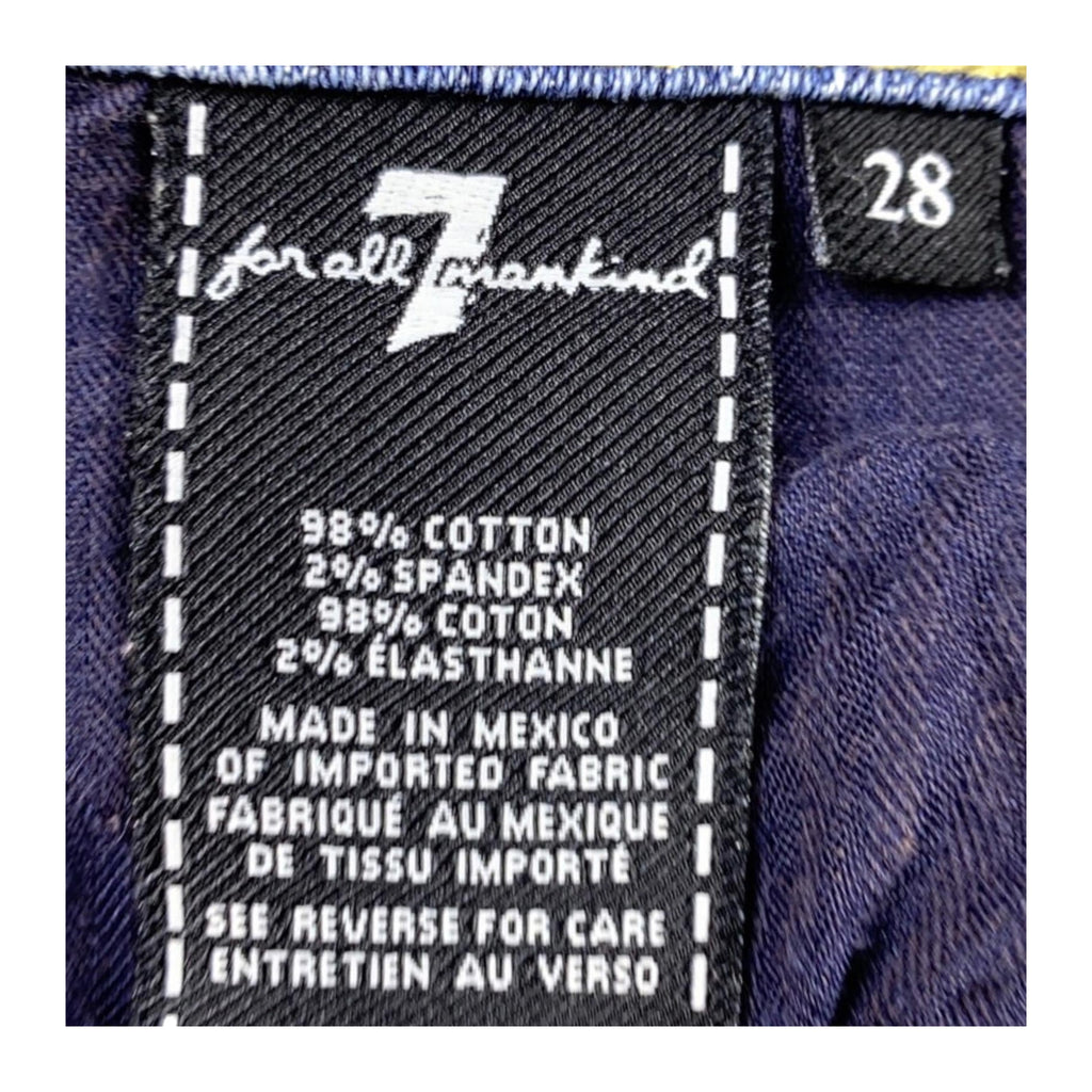 7 For All Mankind Y2K Women's Low Rise Straight Leg Denim Jean 6