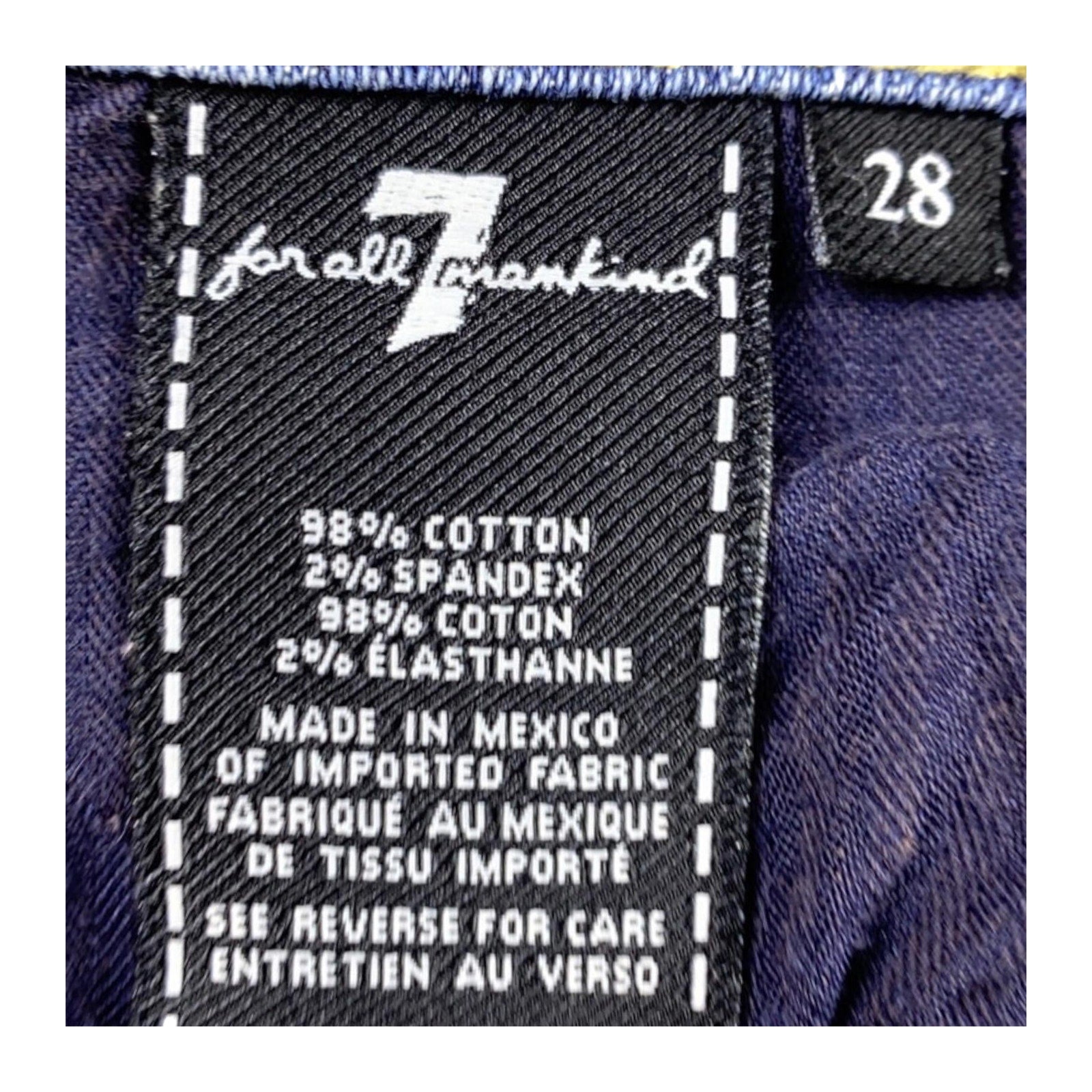 7 For All Mankind Y2K Women's Low Rise Straight Leg Denim Jean 6