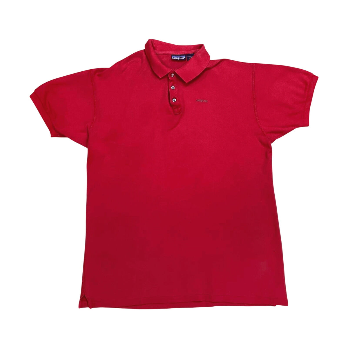 Vintage Patagonia Polo Shirt 1990's Red Size L