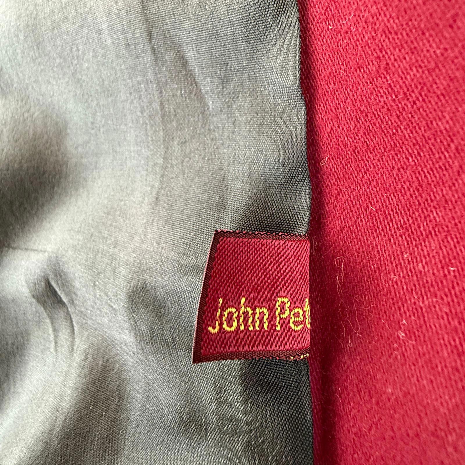 John Peters Vintage 1970s Made in England Wool Blazer Red S