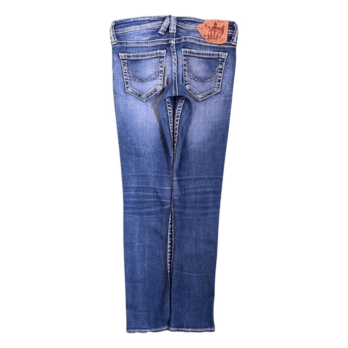 Rodeo Crowns Trip Japan Vintage Y2K Low Rise Skinny Denim Jeans 4