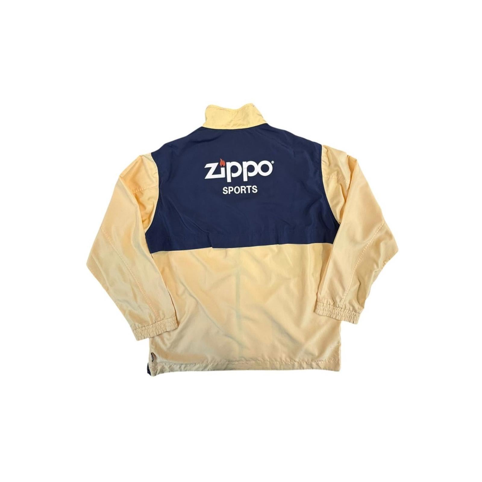 Zippo Vintage 90s Windbreaker Yellow XL