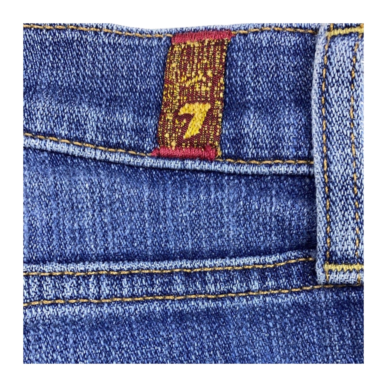 7 For All Mankind Y2K Women's Low Rise Straight Leg Denim Jean 6
