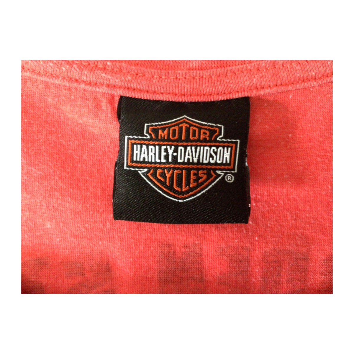 Harley Davidson Women's Short Sleeve T Shirt Red 3XL