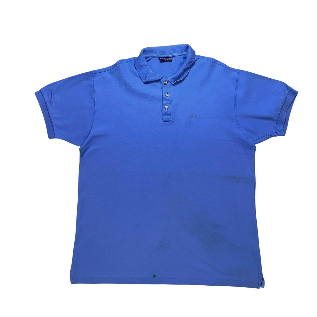 Vintage Patagonia Polo Shirt 1990's Bright Blue Size L