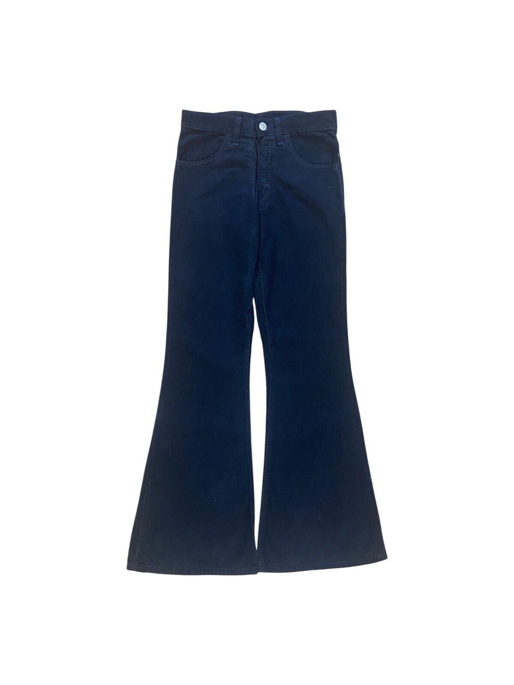 Soho Deadstock Women's Y2K Flared Corduroy Jean Black 14R
