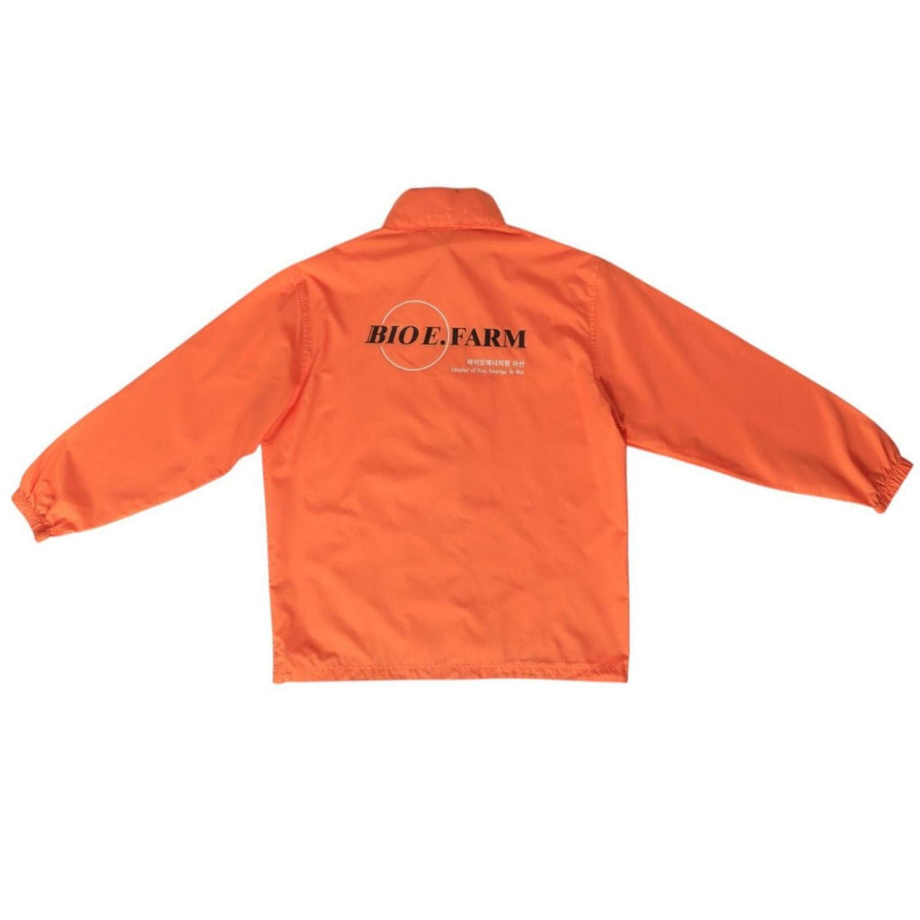 Marjane Long Sleeve Bio Farm Zip Up Windbreaker Orange 2XL