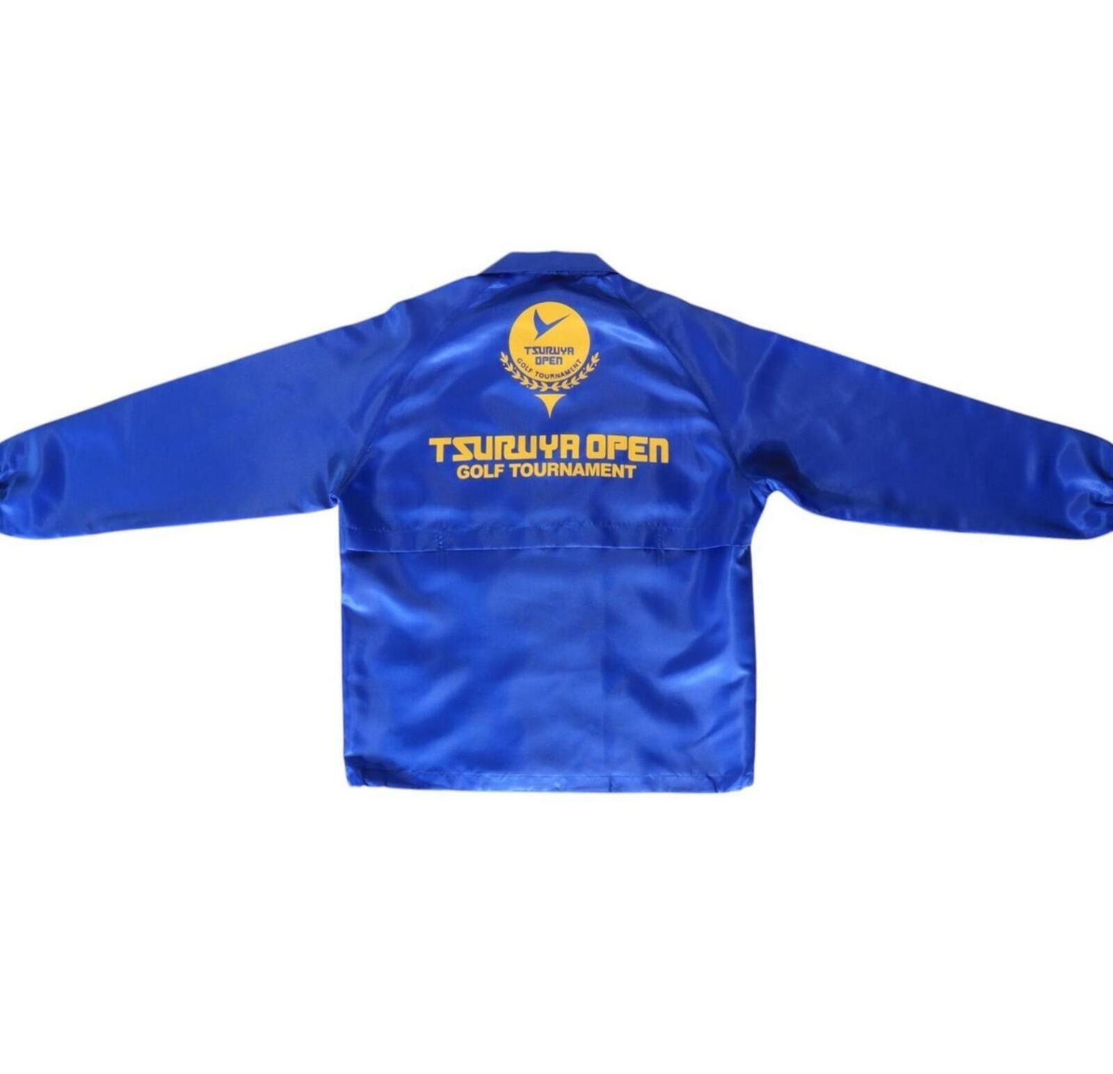 Tsuruya Open Golf Tournament Full Zip Windbreaker Blue M