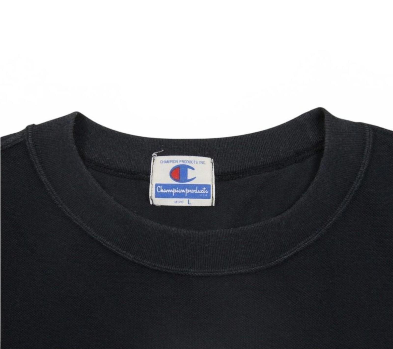 Vintage Champion Products No12 Short Sleeve T Shirt Black L