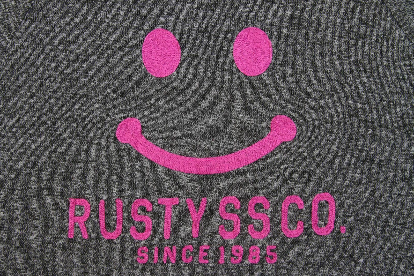 Rusty Surf Women's Y2K Embroidered Hoodie Grey M