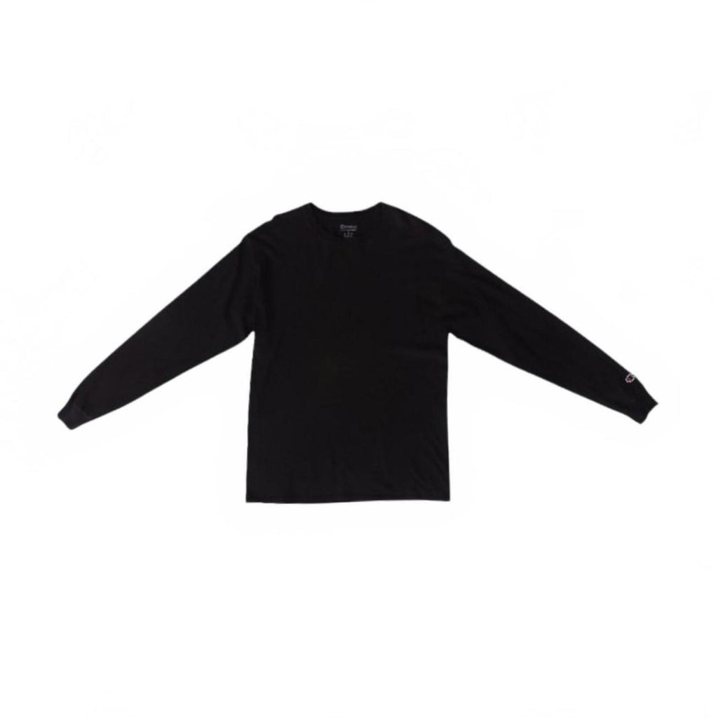 Vintage Champion Long Sleeve T Shirt Black M