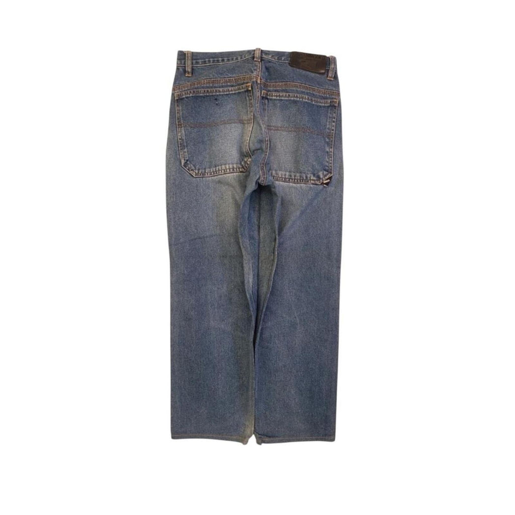 Mecca Y2K Men's Hip Hop Relaxed Fit Denim Jeans W30 L25