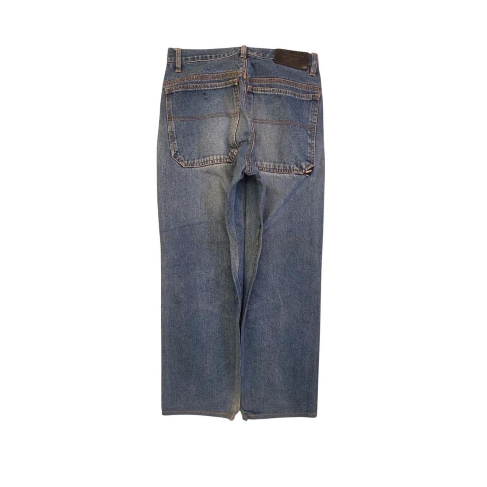Mecca Y2K Men's Hip Hop Relaxed Fit Denim Jeans W30 L25