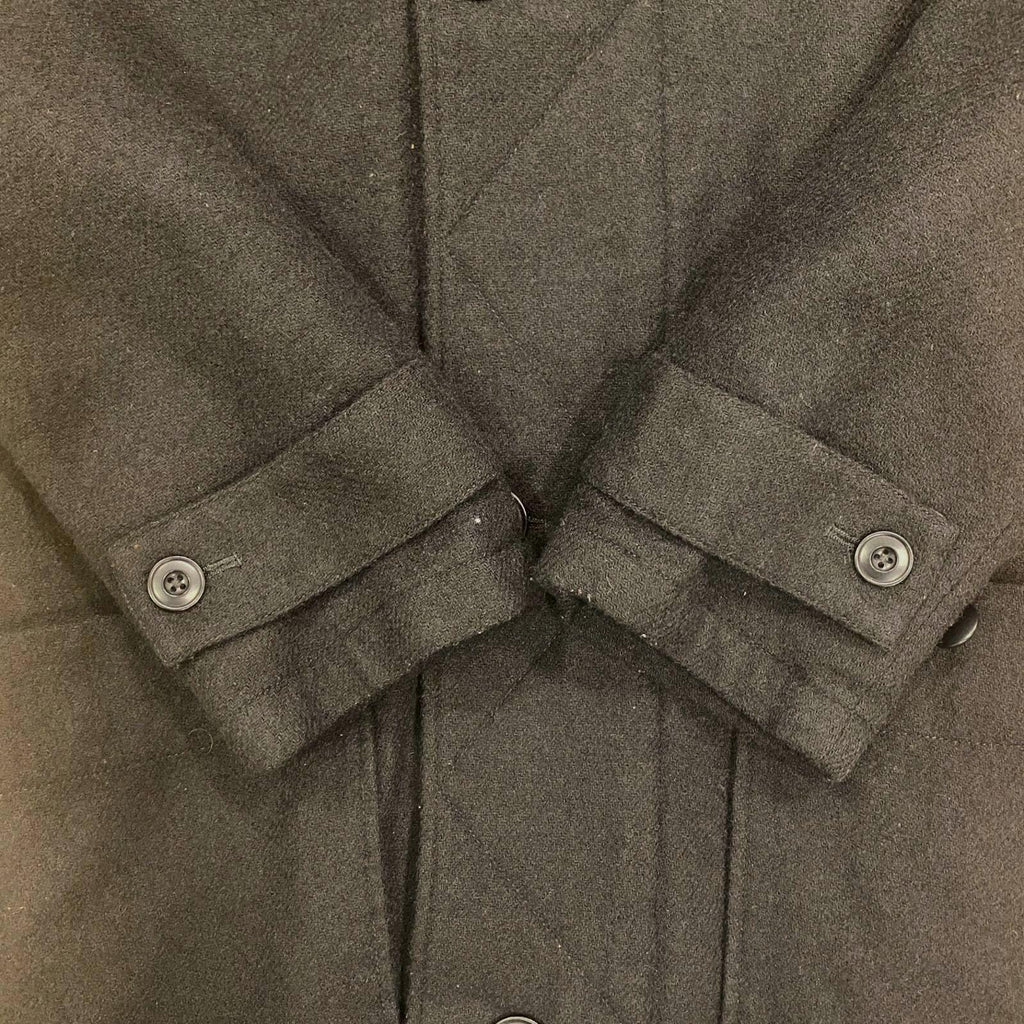 Lemaire X Uniqlo Women's Wool Blend Hooded Overcoat Black L