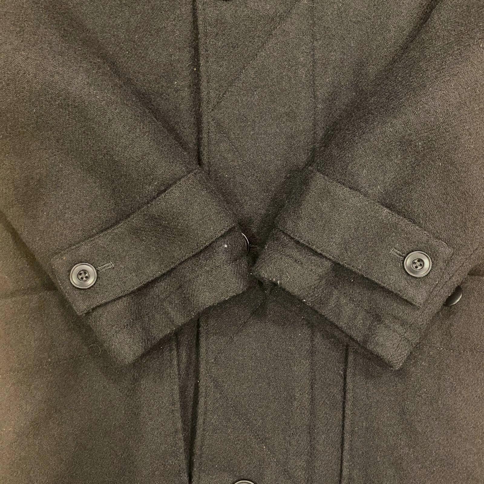 Lemaire X Uniqlo Women's Wool Blend Hooded Overcoat Black L