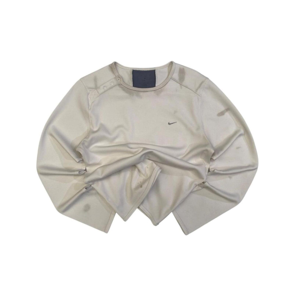 Nike Long Sleeve Athletic Shirt White S