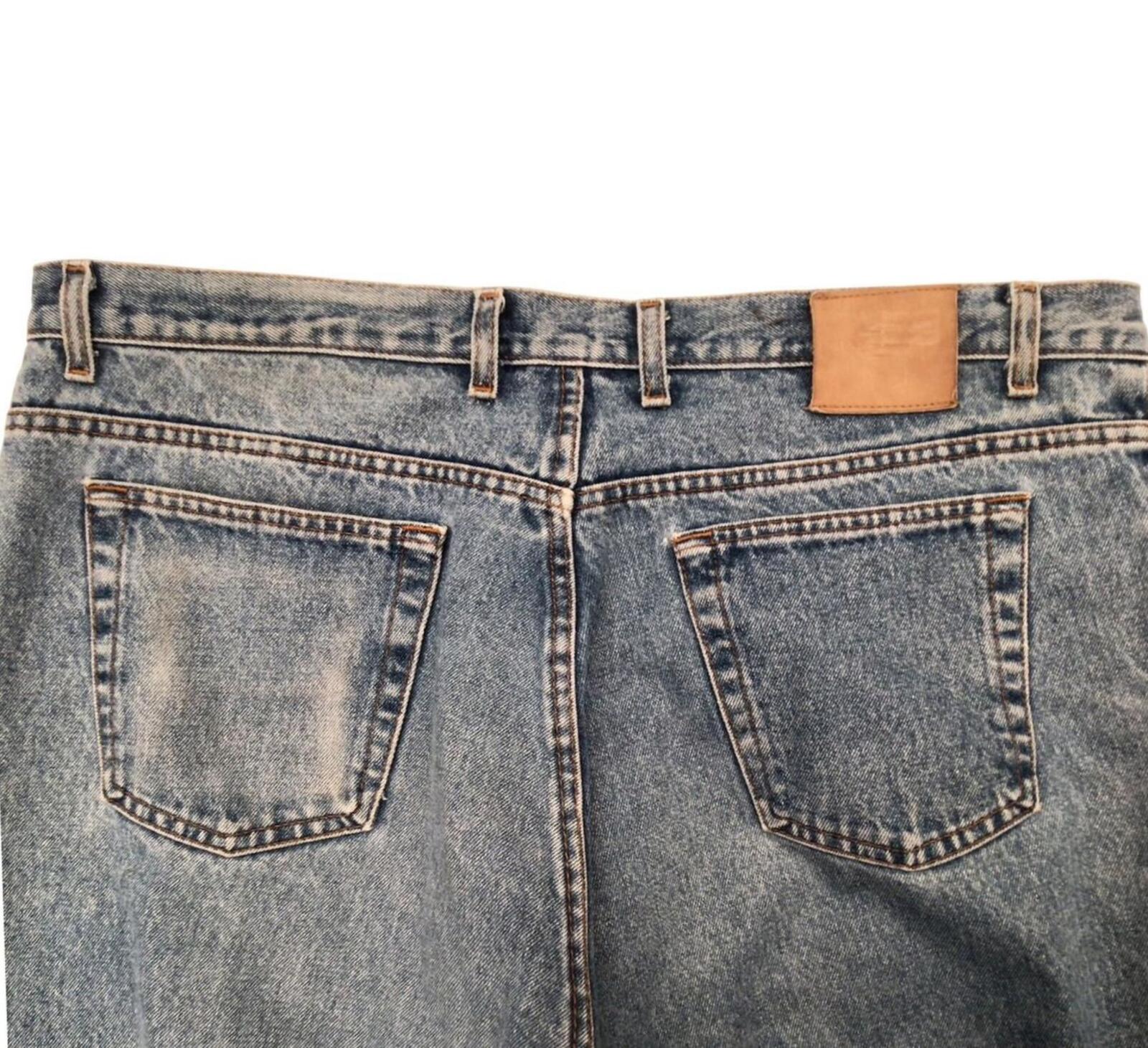 Members Mark Men's Relaxed Fit Denim Jeans Blue W40 L32