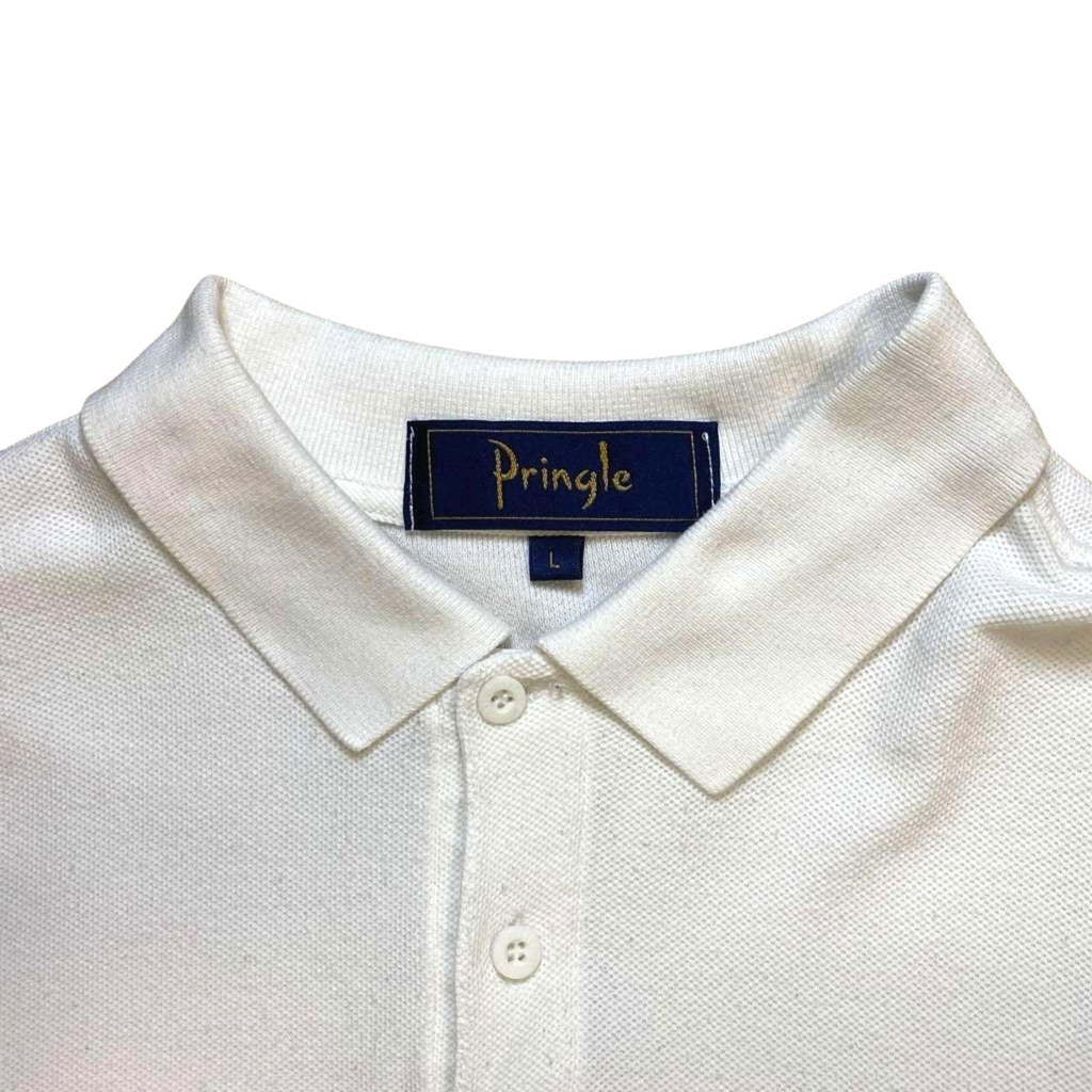 Scottish Rugby Union 1999 Pringle Official Polo Shirt White L