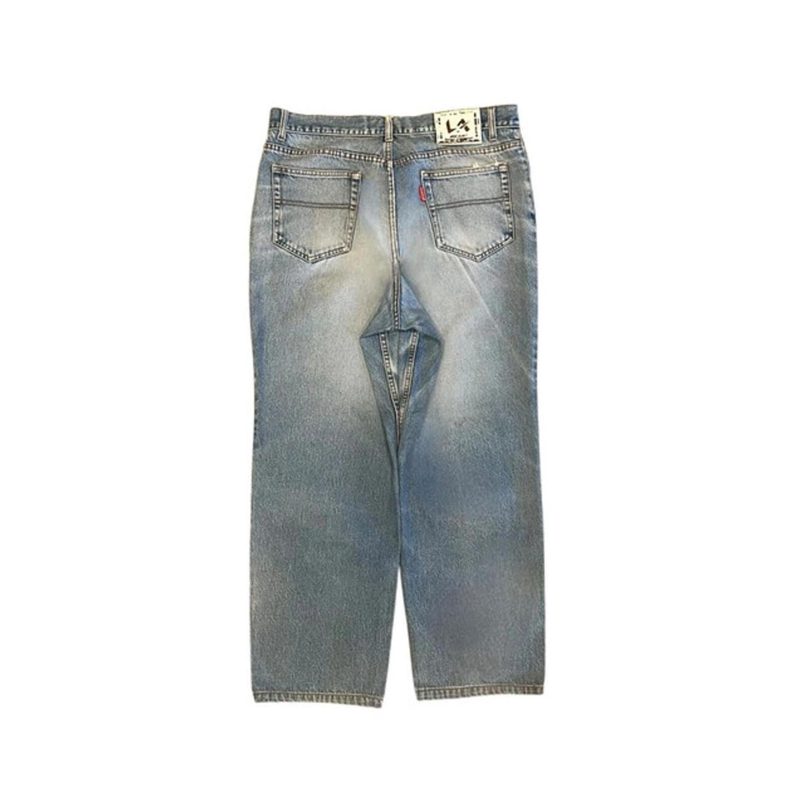 LA Gear Y2K 90s Vintage Men's Straight Leg Denim Jeans W34 L28