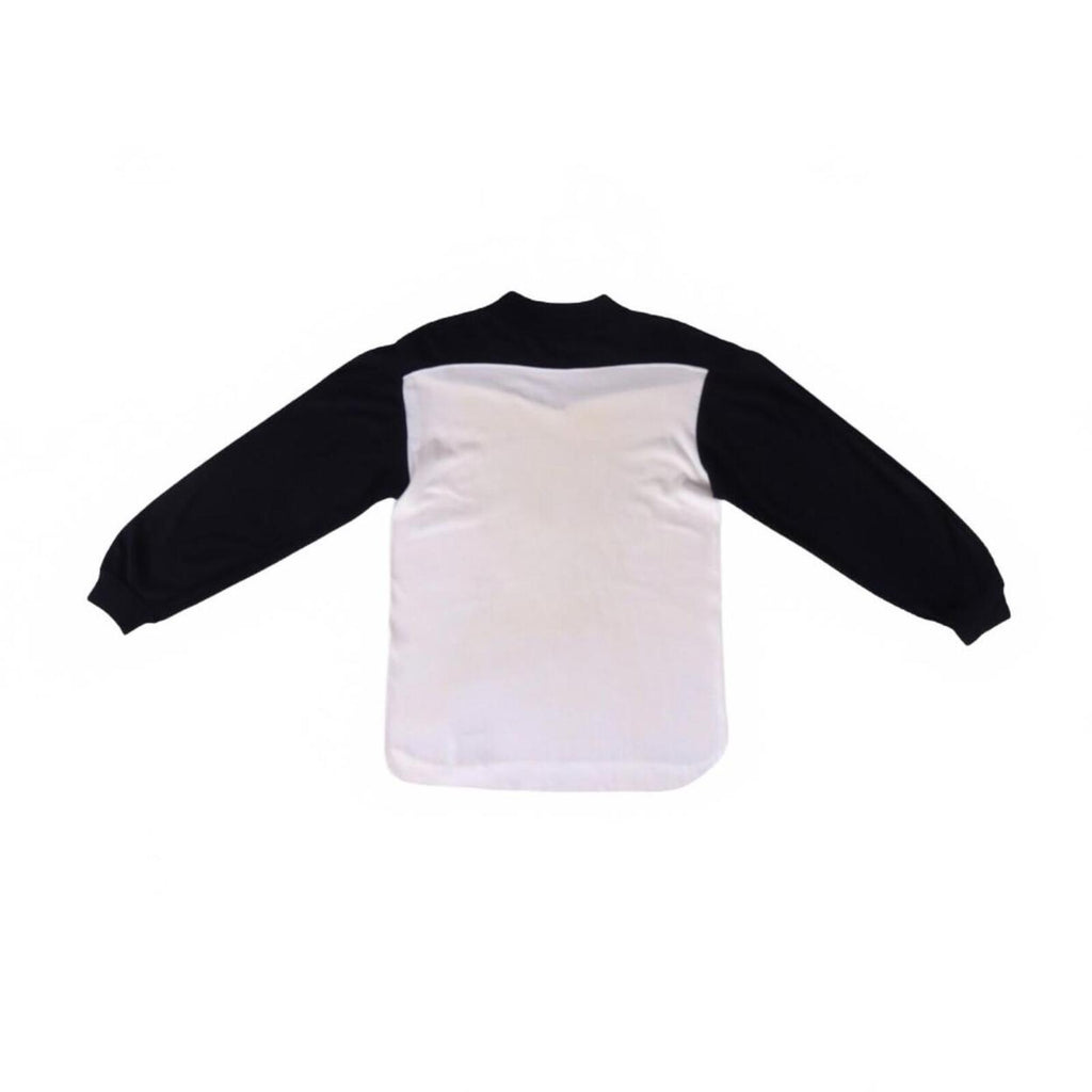 Vintage Mizuno Made In Japan Long Sleeve Baseball T Shirt White Navy M