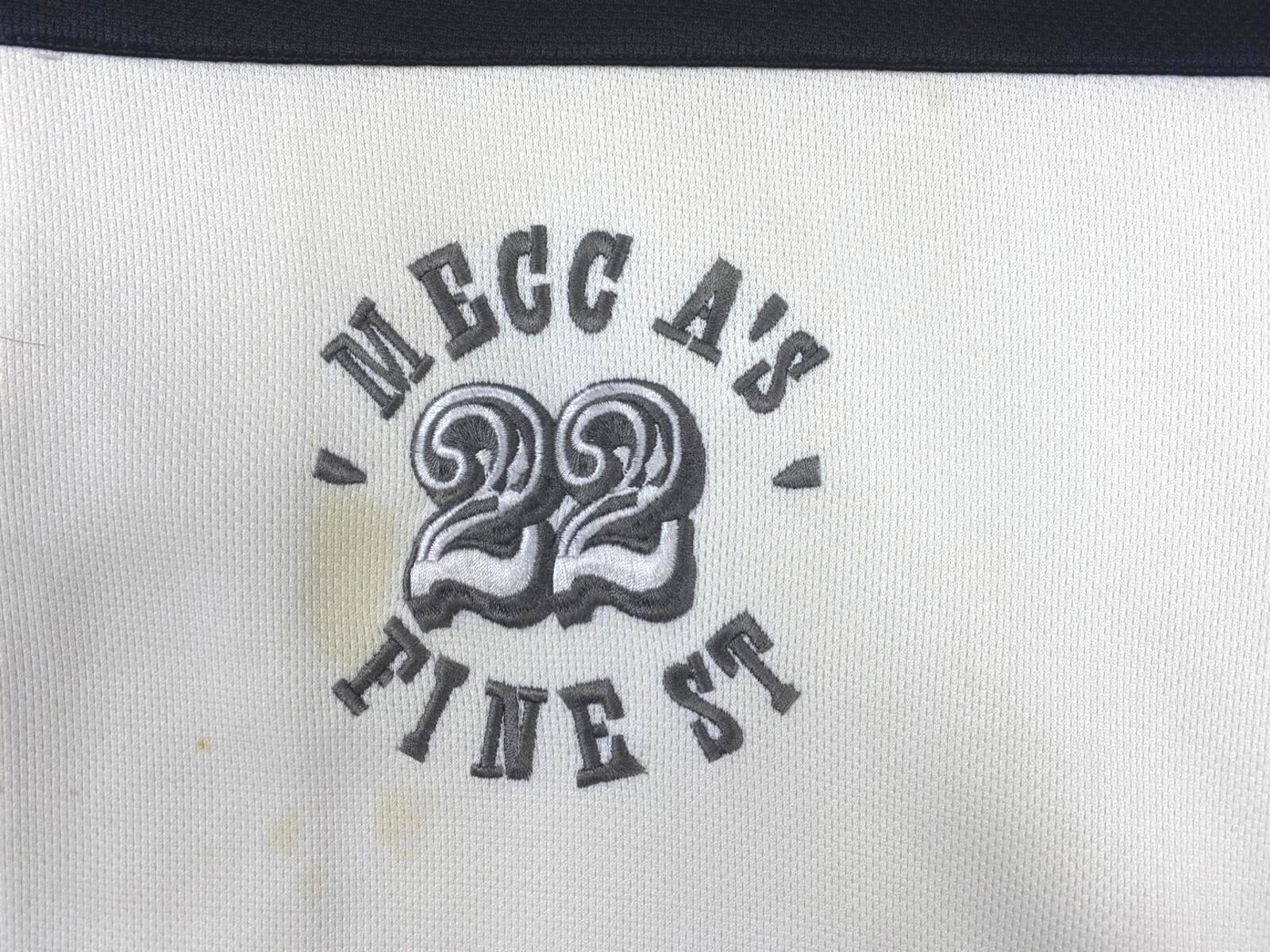 MECCA Men's Hip Hop Baggy Short Sleeve Zip Up Sweater Y2K 4XL