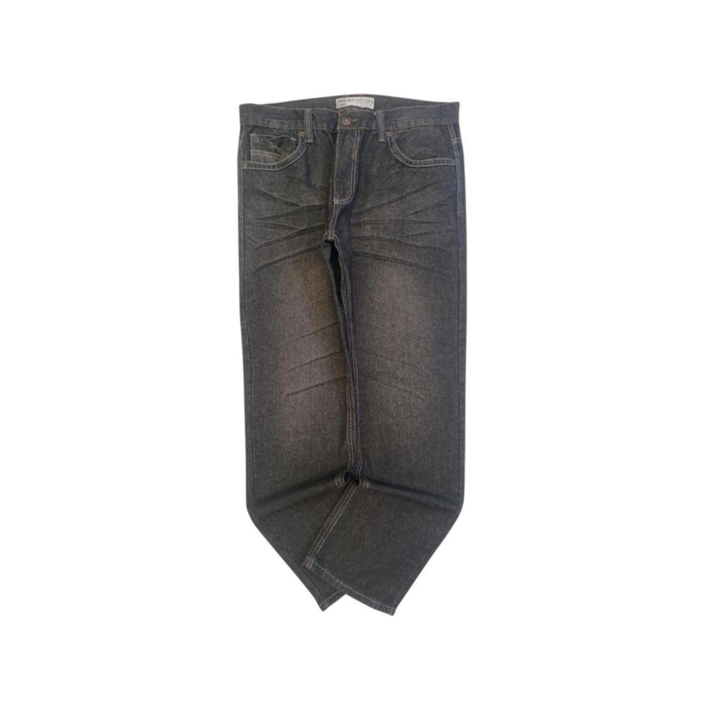 Most OFCL Y2K Men's Straight Leg Denim Jeans Grey W36 L32