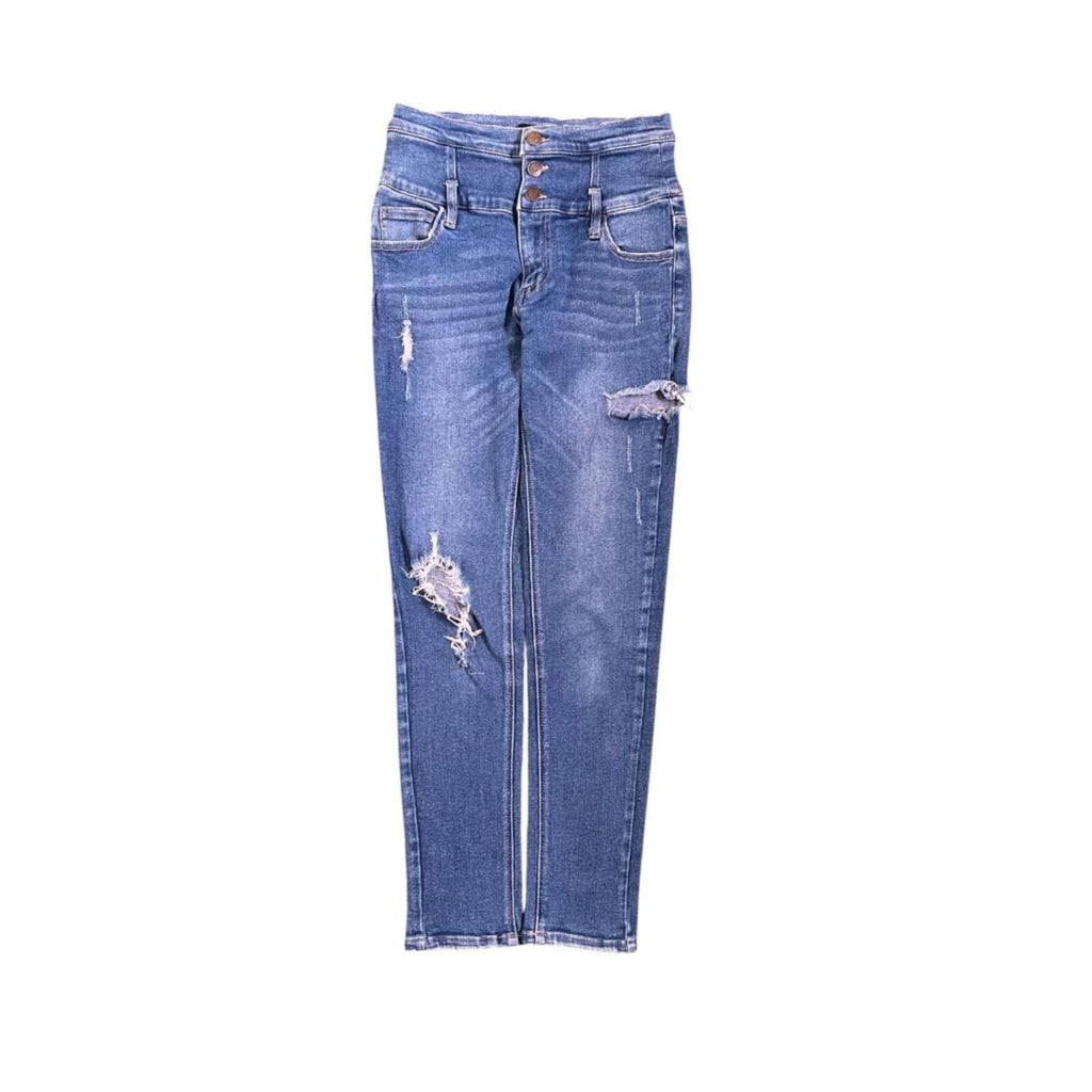 Ingni Vintage Y2K Japan Women's Distressed High Waist Skinny Jean 2
