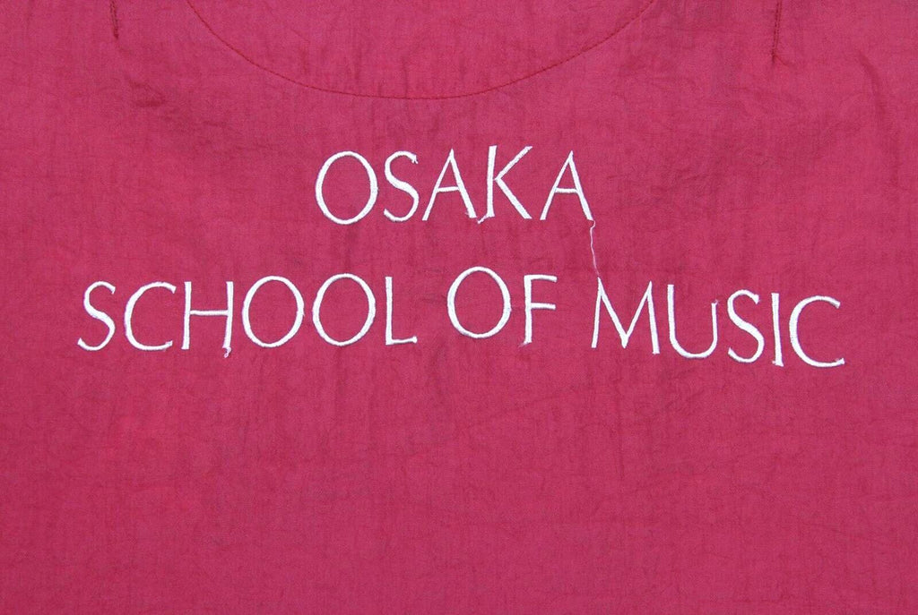 Osaka School of Music Japan Vintage 80s Windbreaker Red M