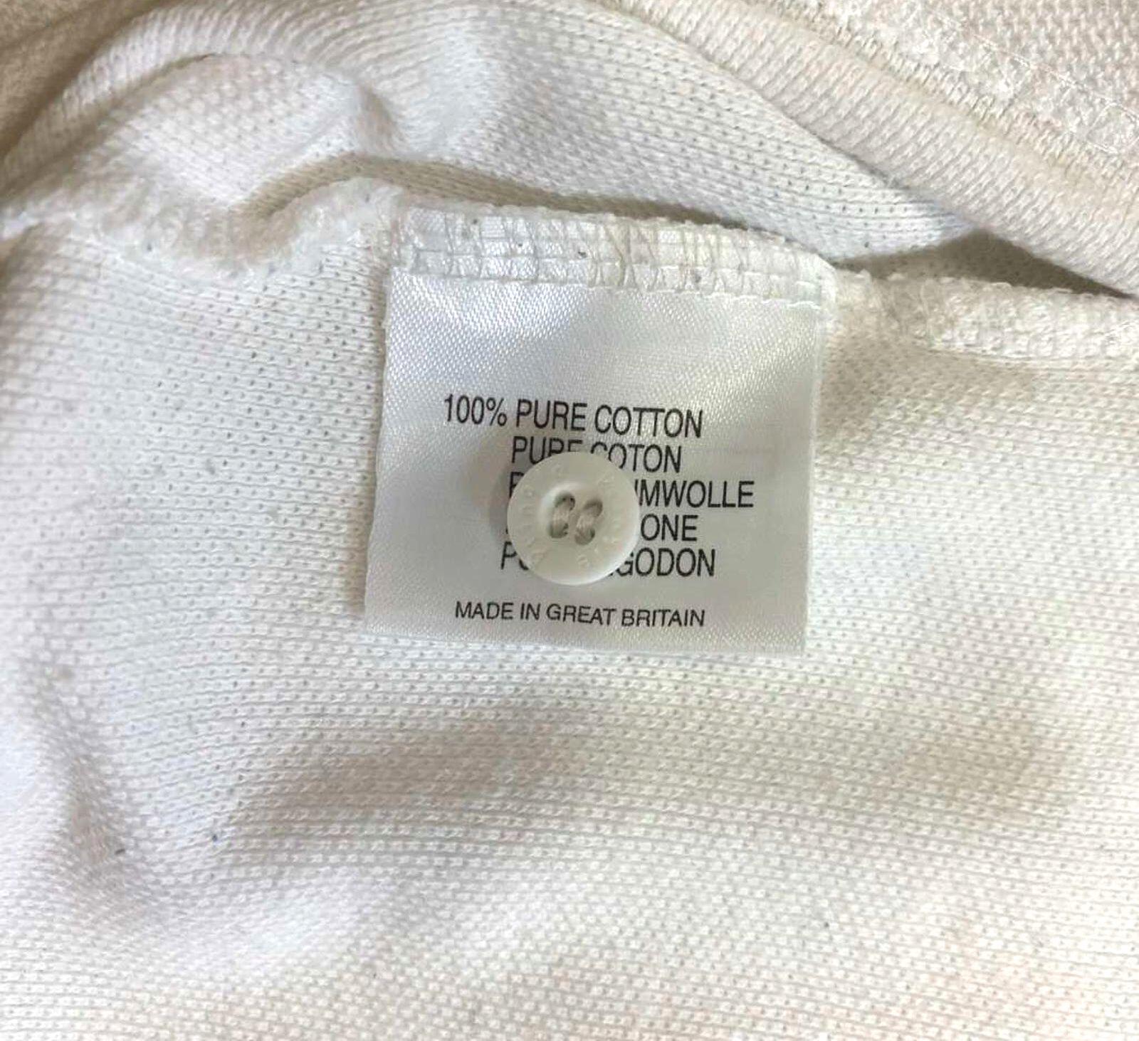 Scottish Rugby Union 1999 Pringle Official Polo Shirt White L